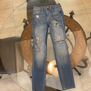 Hollister ripped denim jeans